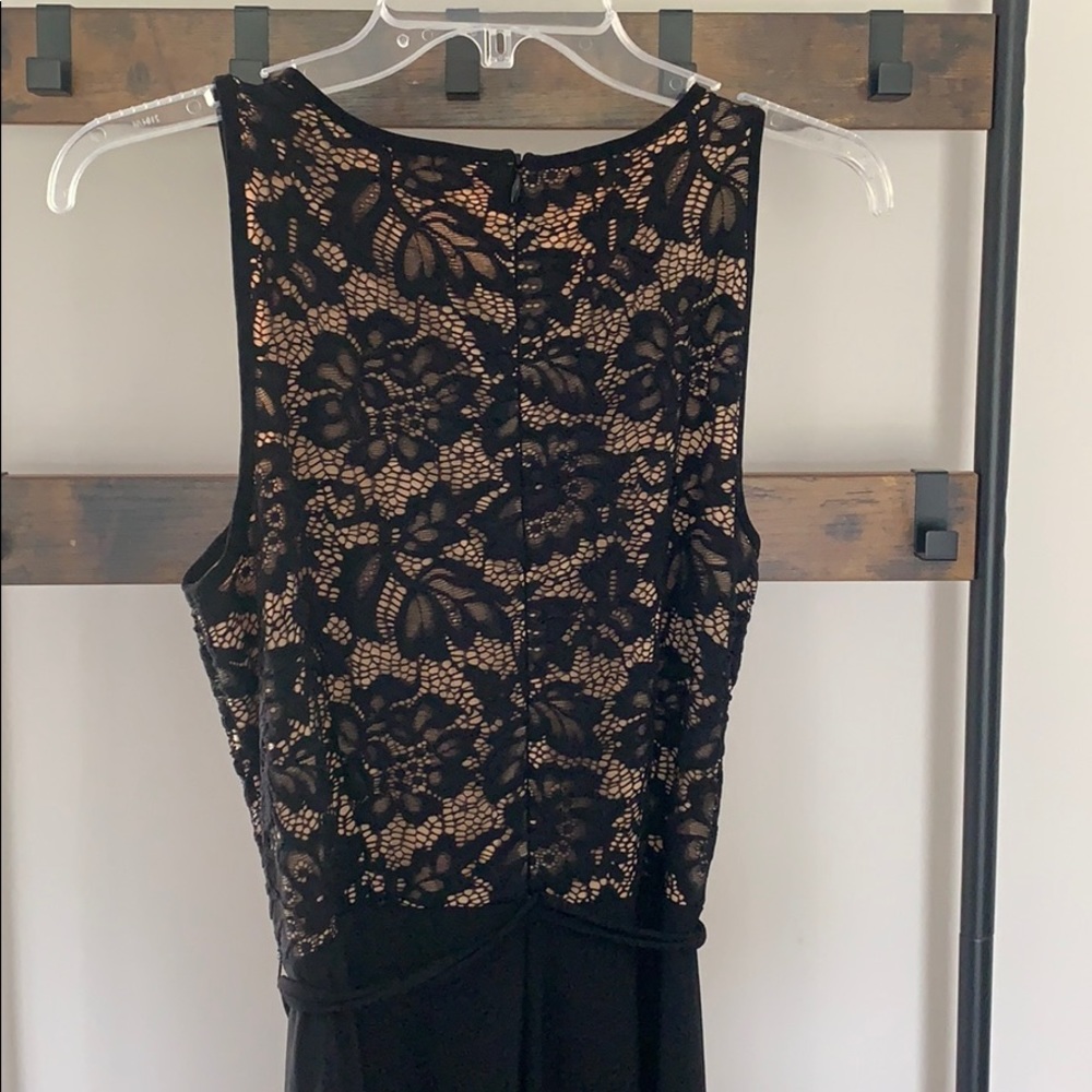 Black Dress with Lace - Picture 4 of 7